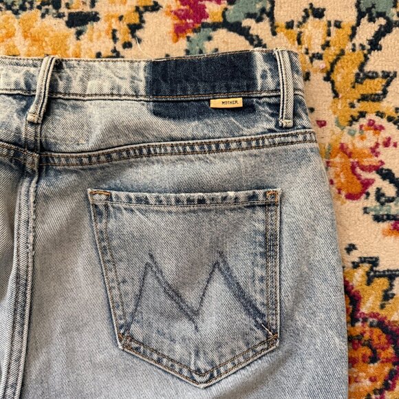 MOTHER Superior The Swooner Rascal Ankle Jeans Womens Size 28 Signs & Symbols - Picture 5 of 12